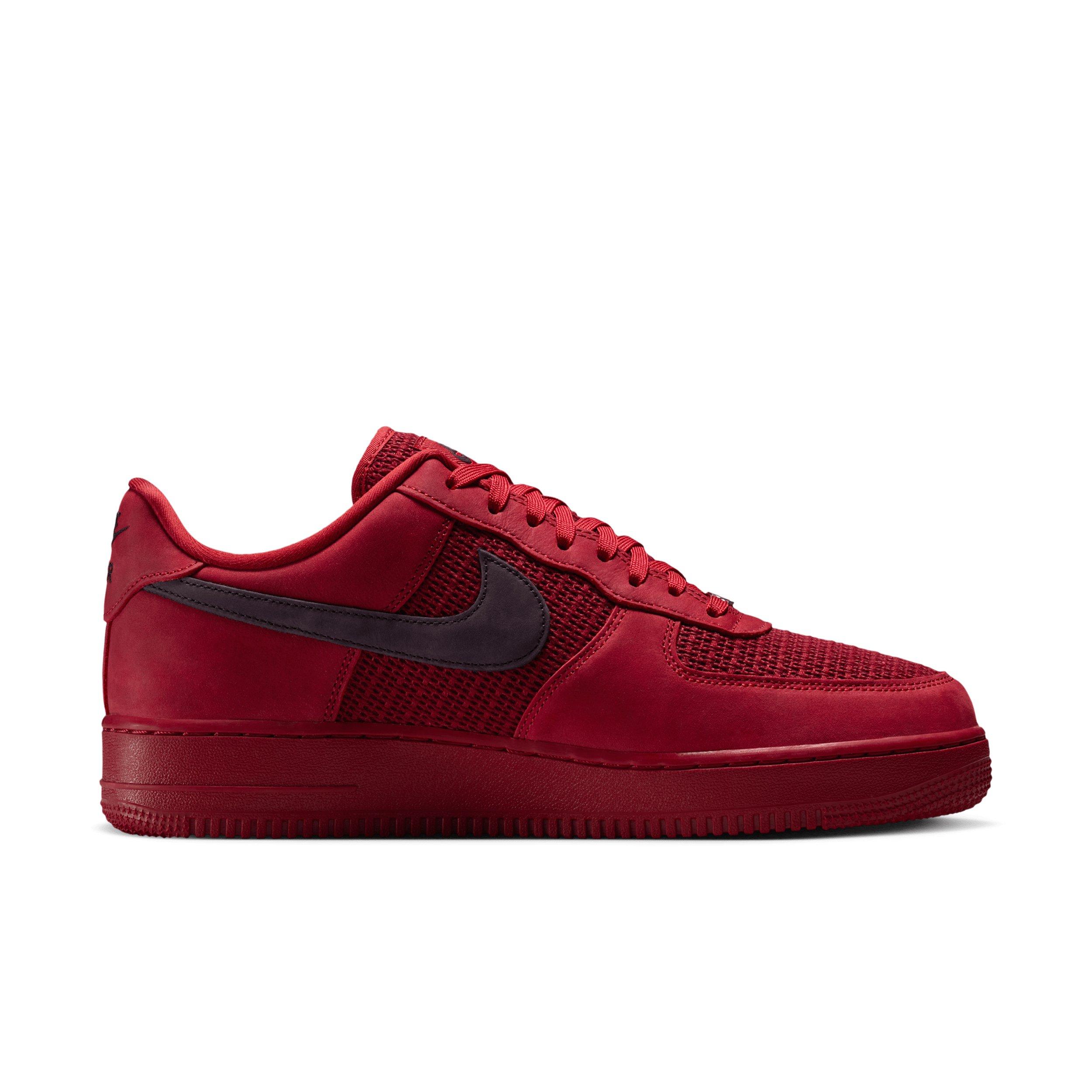 Nike Air Force 1 '07 LV8 "Tough Red/Team Red/Metallic Silver/Tough Red" Men's Shoe - RED/RED/SILVER/RED